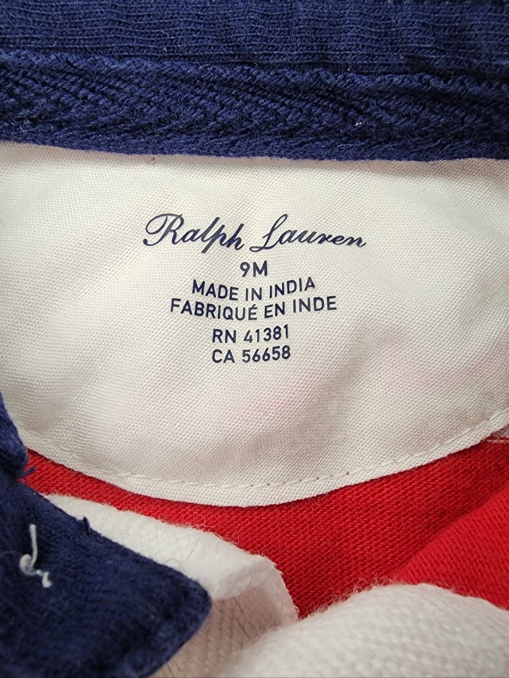 Ralph Lauren Rugby Romper, Baby Boys 9 Months - Picture 4 of 4